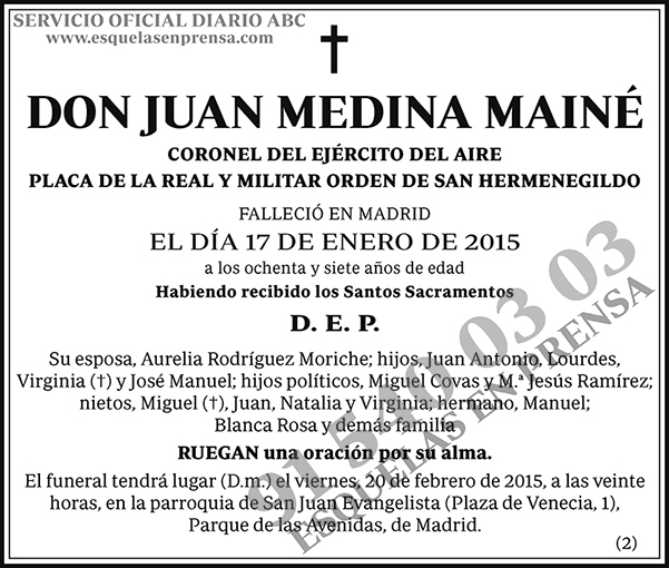 Juan Medina Mainé